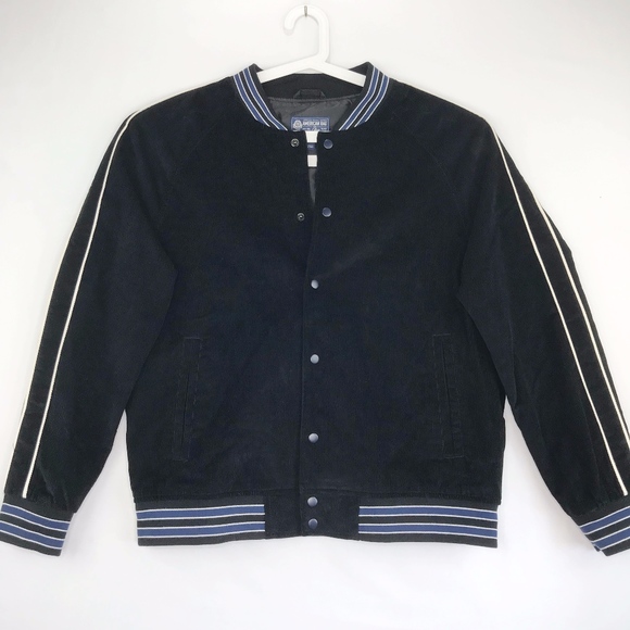 American Rag Mens Varsity Corduroy Bomber Jacket - Picture 1 of 5